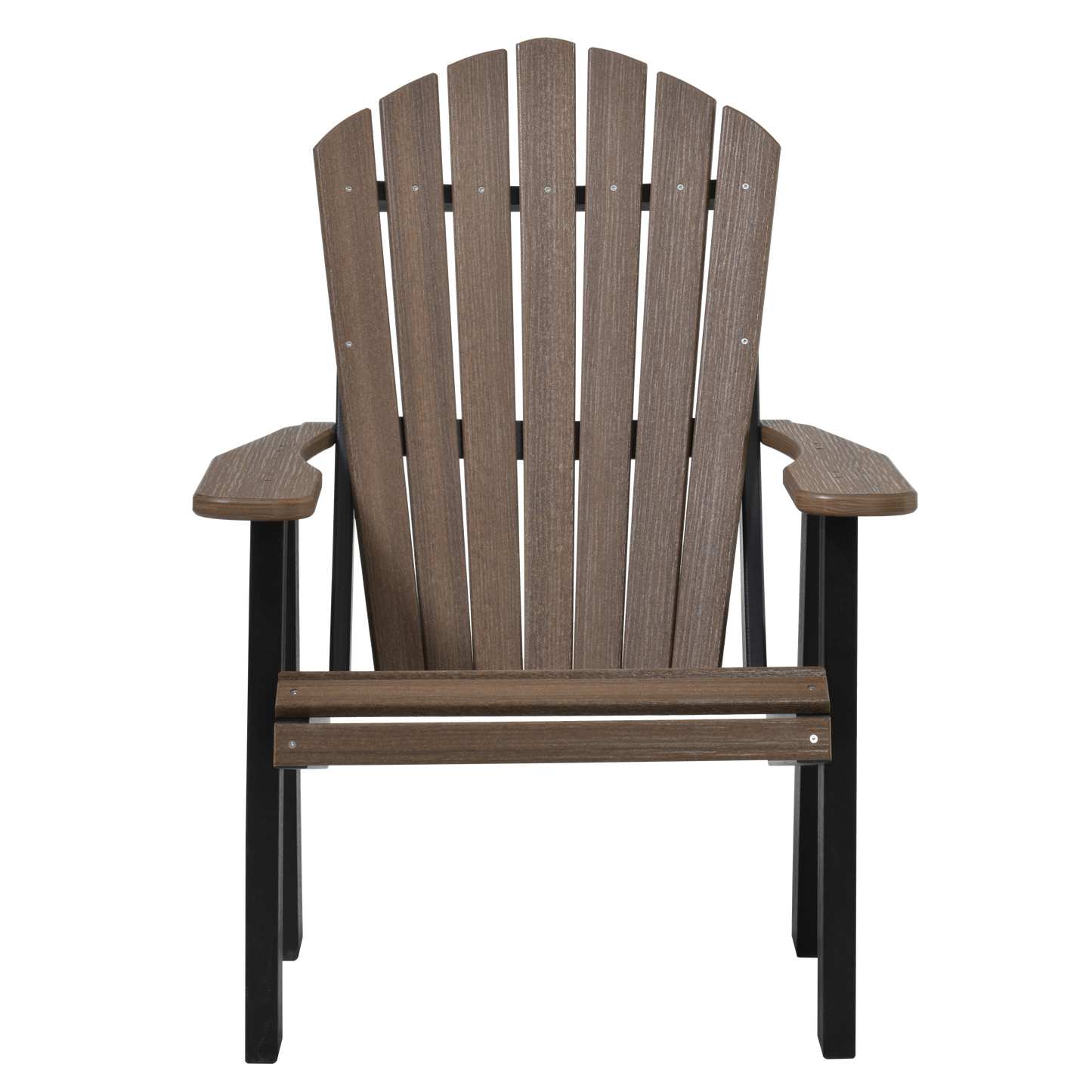 QW Amish Adirondack Chair - Wood Grain Poly - 121L-AHBC2400