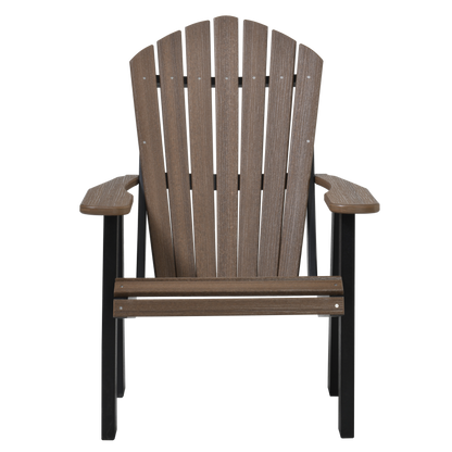 QW Amish Adirondack Chair - Wood Grain Poly - 121L-AHBC2400