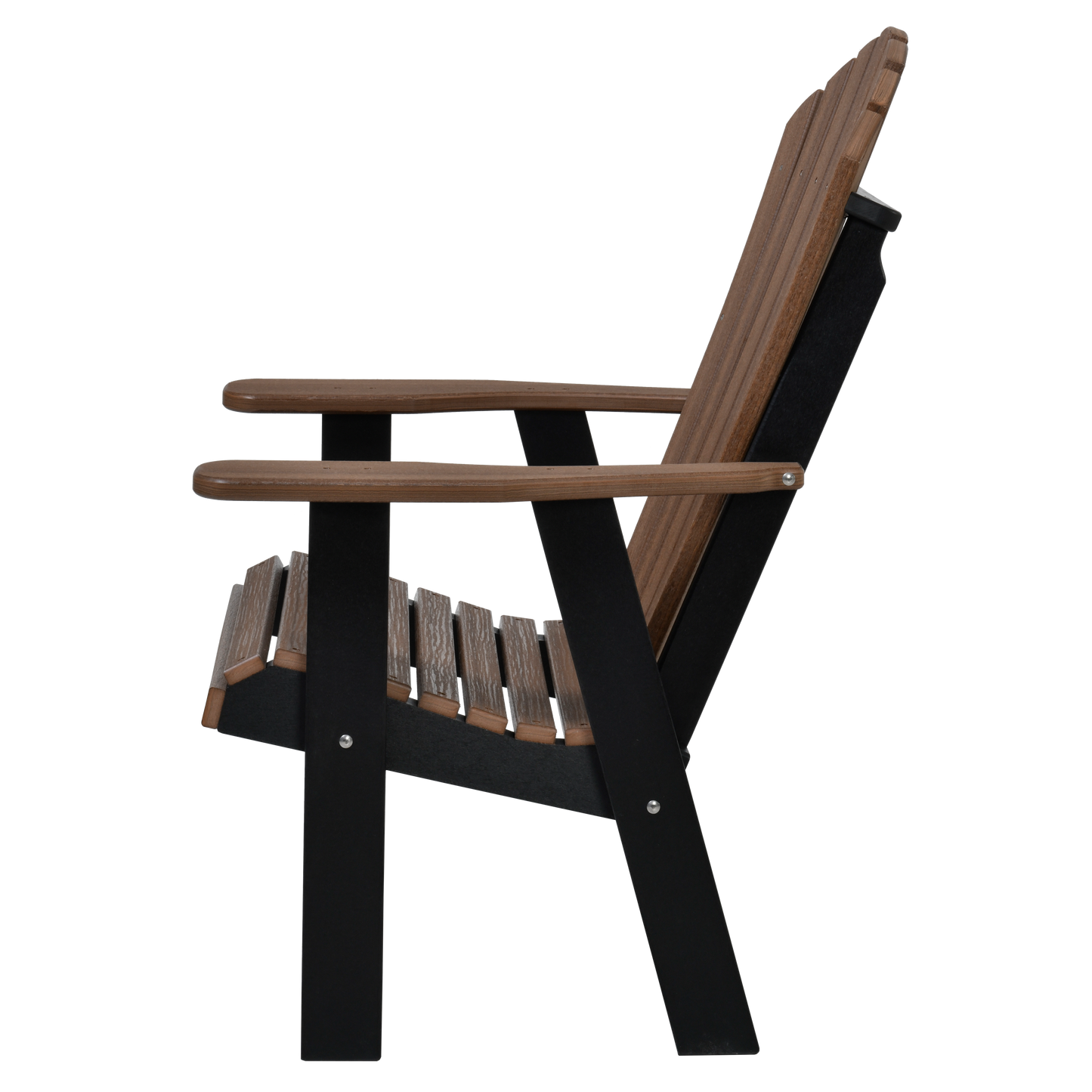 QW Amish Adirondack Chair - Wood Grain Poly - 121L-AHBC2400