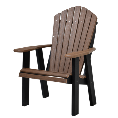 QW Amish Adirondack Chair - Wood Grain Poly - 121L-AHBC2400