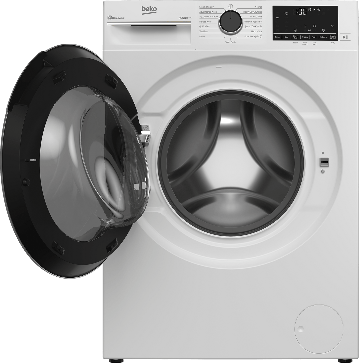 BEKO 24" Front Load Washer White - WFTV10733XC