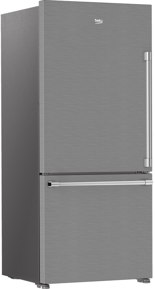BEKO 30" Bottom Freezer Refrigerator with HarvestFresh in Stainless Steel - BFBD30216SSL