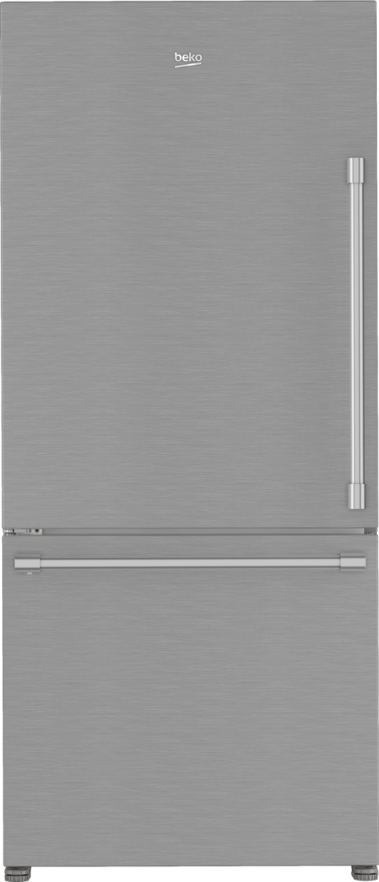 BEKO 30" Bottom Freezer Refrigerator with HarvestFresh in Stainless Steel - BFBD30216SSL