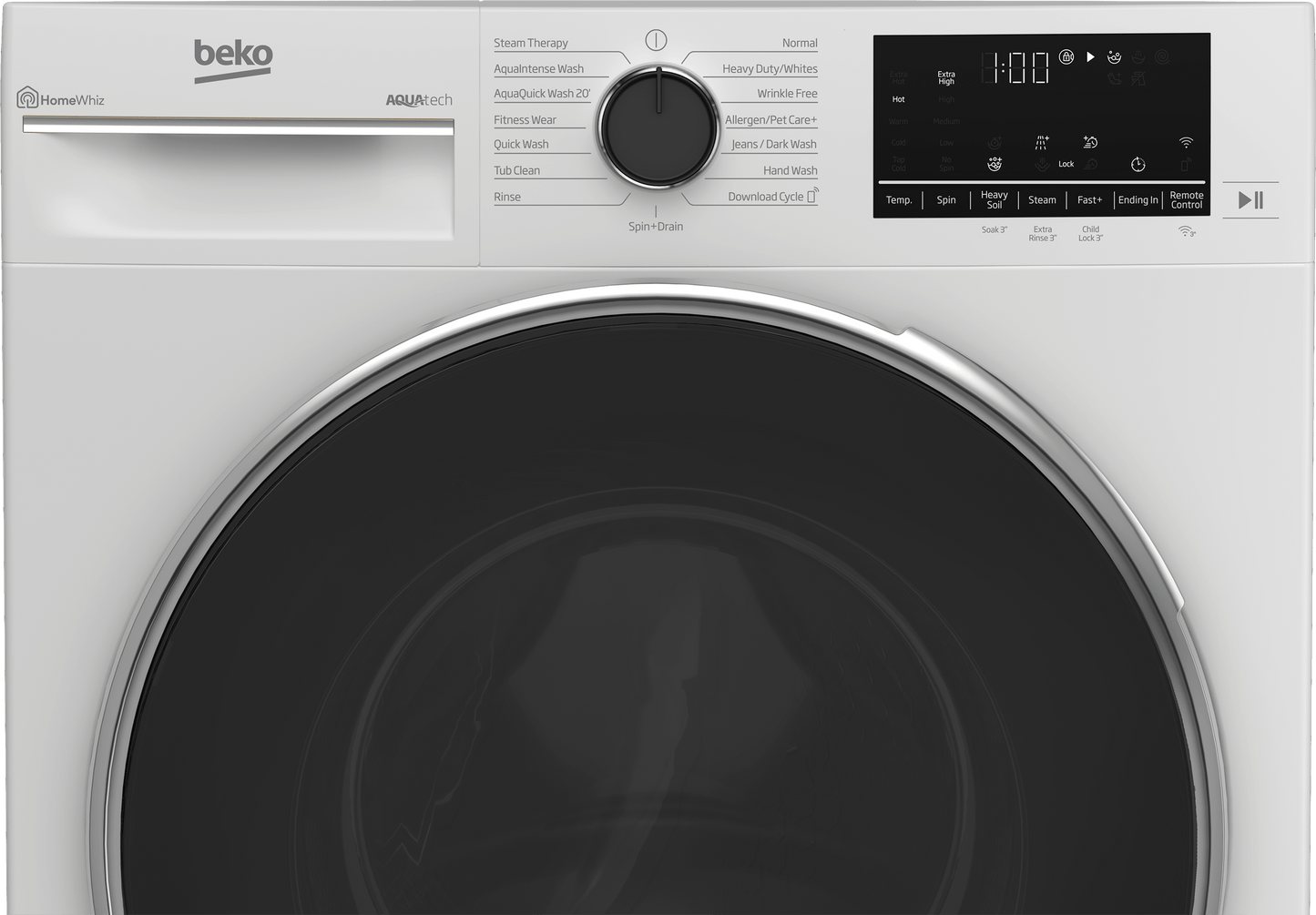 BEKO 24" Front Load Washer White - WFTV10733XC