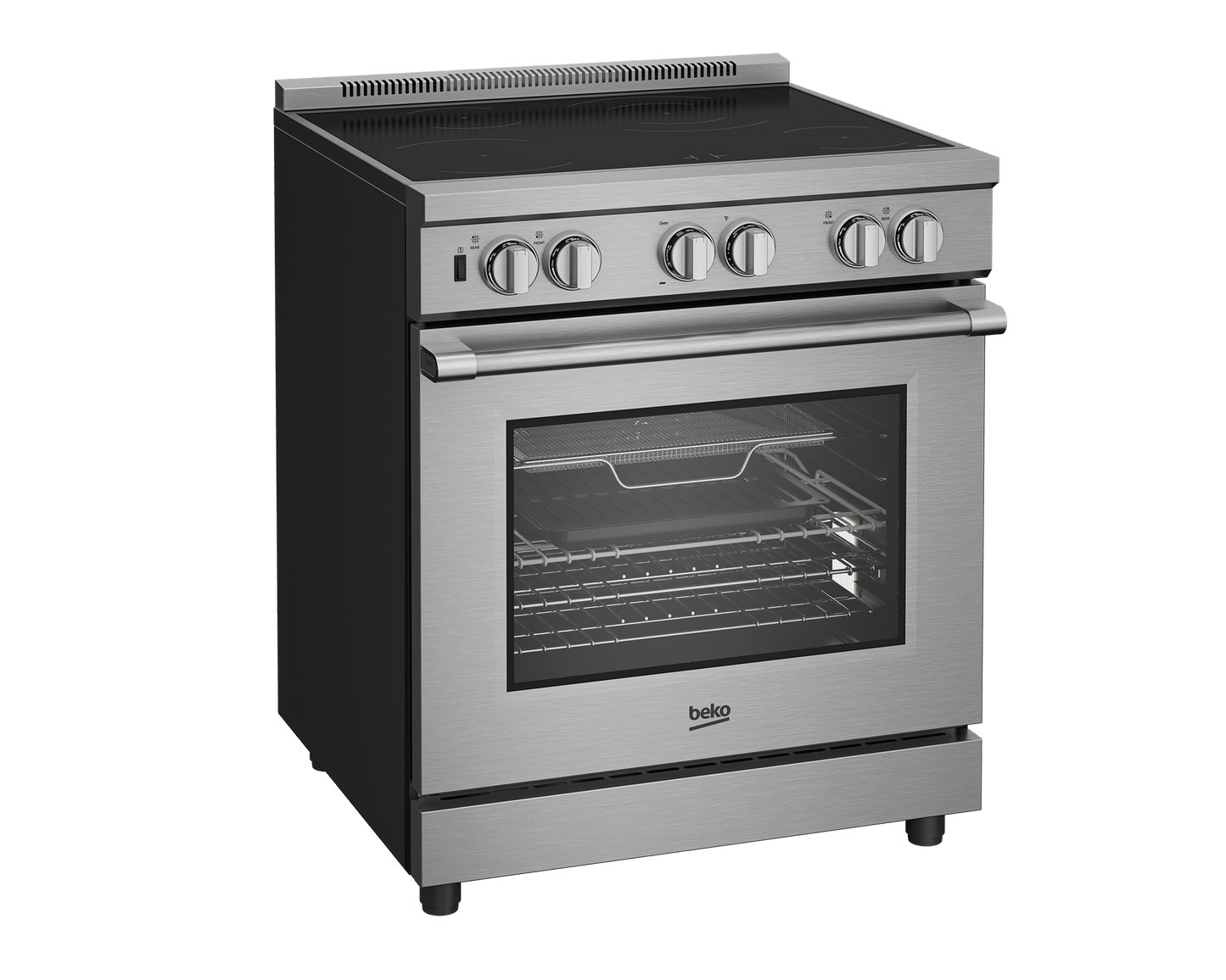 BEKO 30" in Stainless Steel Pro-Style Induction Range in Stainless Steel - PRIR34452SS