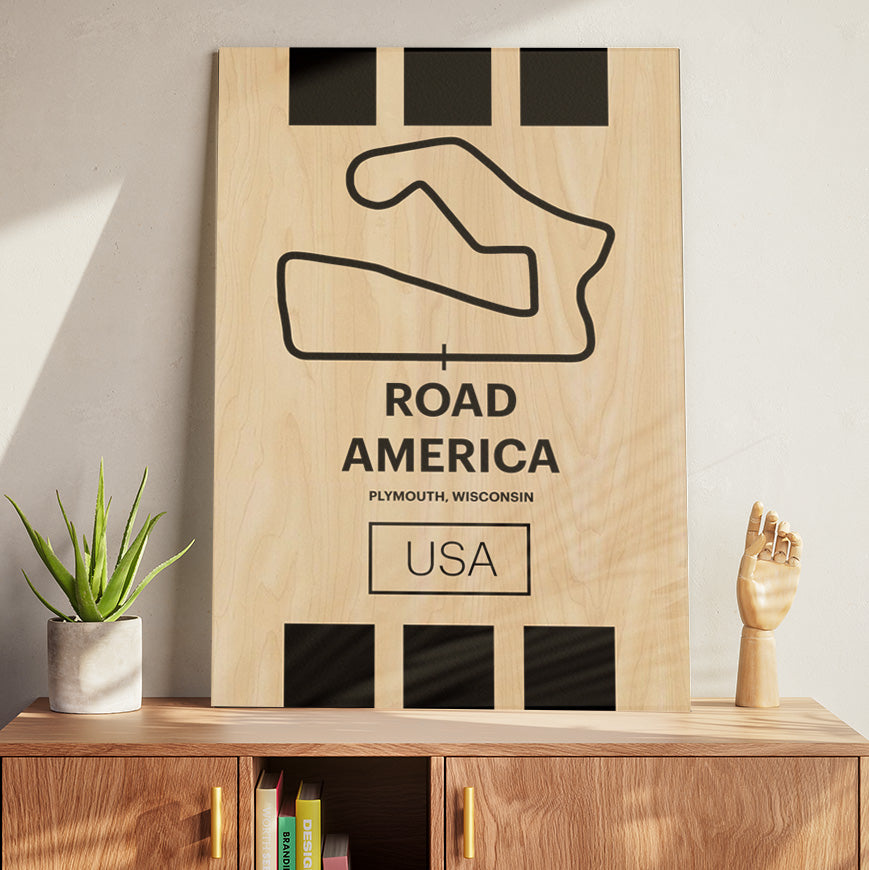 Road America - Pista Series - Wood