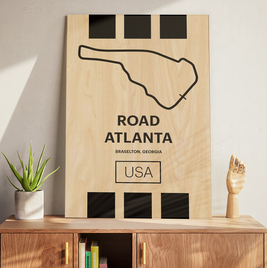 Road Atlanta - Pista Series - Wood