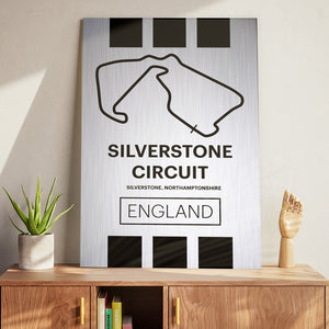 Silverstone Circuit - Pista Series - Raw Metal