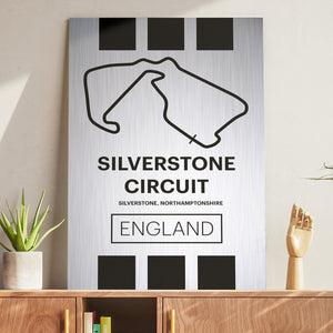 Silverstone Circuit - Pista Series - Raw Metal