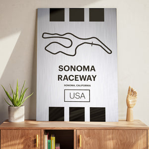 Sonoma Raceway - Pista Series - Raw Metal