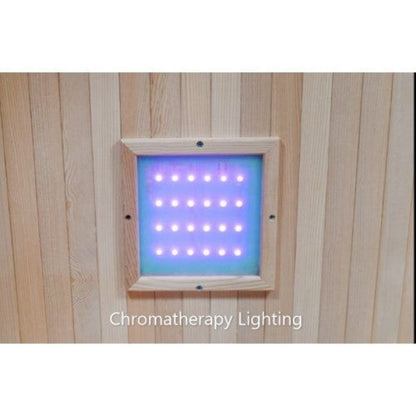 SunRay Cordova Indoor 2 Person Far Infrared Sauna with Carbon Heater - HL200K1 - Backyard Provider