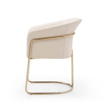 Whiteline Modern Living Jolie Dining Armchair - DAC1923-BEI